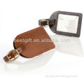 leather metal conbination luggage tag manufacturer